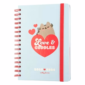 Pusheen Purrfect Love 2023/2024 nädalaplaneerija, 14,8 × 21 cm
