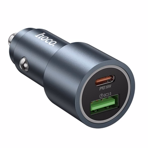 Автомобильное зарядное устройство Hoco USB A + USB C PD QC3.0 48W Z60 черный