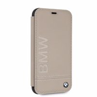 BMW Logo Imprint iPhone Xr Ümbris - Beige