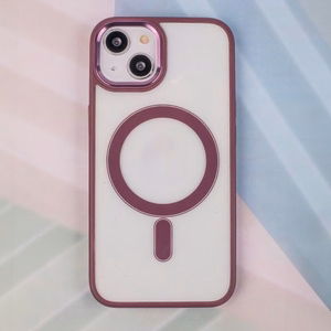 Telefoni ümbris MagCase Satin Apple iPhone 16 Pro bordo