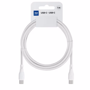 Kaabel USB C to USB C sinine Star 3A 60W ECO 1 m PJ73-13-3 valge