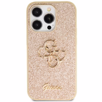 Guess GUHCP14LHG4SGD ümbris jaoks iPhone 14 Pro - kuldne Glitter Script Big 4G