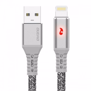 USB kaabel Dudao L7xL hall Lightning 100cm LED-indikaatoriga (kuni 3A)