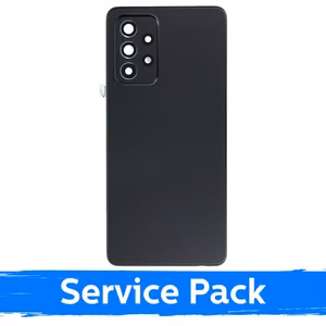 Tagakaas, ühilduv Samsung A525 A52 (A526 A52 5G) / Suurepärane must / (Service Pack)