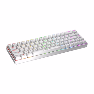 Fifine GK1W mehaaniline klaviatuur, 65% RGB (valge)