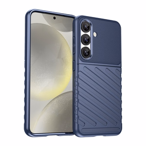 Thunder Ümbris Samsung Galaxy S25 Silicone Armored Ümbris - sinine
