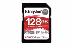 SDXC mälukaart KINGSTON 128GB UHS-II SDR2V6/128GB