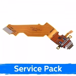 Laadimisport ühilduv Sony Xperia XZ3 koos paindkaabliga originaal (Service Pack)