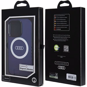 Audi IML Big Logo MagSafe ümbris jaoks iPhone 15 Pro - sinine