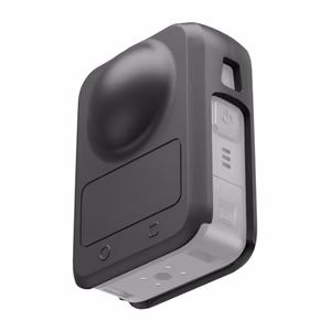 Silikoonümbris läätsekatisega PULUZ DJI Osmo 360 (must)