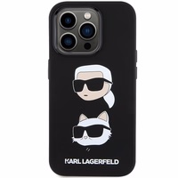 KARL LAGERFELD ümbris jaoks IPHONE 15 Pro Max KLHCP15XSDHKCNK (Silicone KC) must