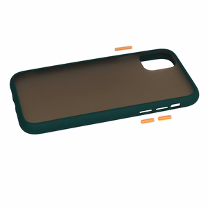 Vennus Color Button Bumper jaoks Samsung Galaxy A20S Roheline