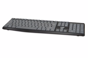 iBOX Eris USB klaviatuur, hall/must