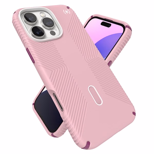 Speck Presidio2 Grip ClickLock & MagSafe ümbris seadmele iPhone 16 Pro Max, Wednesday Pink / Boysenberry Purple / valge