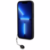 Karl Lagerfeld Saffiano Rhinestones & Charm ümbris jaoks iPhone 15 Pro Max - must