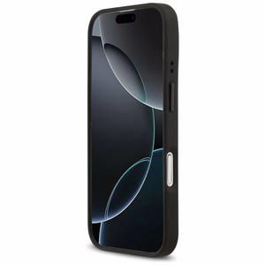 BMW чехол для iPhone 17 совместимый с MagSafe BMHMP17S25PCPSKR (PU Perfotated Stripe Logo) красный