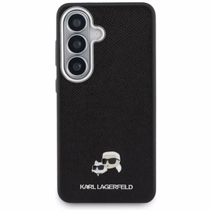 Karl Lagerfeld ümbris Saffiano KC Metal Logo MagSafe Samsung Galaxy S26 must