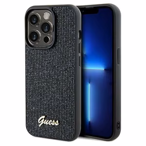 GUESS ümbris jaoks IPHONE 14 Pro GUHCP14LPMSDGSK (Disco Metal Script) must