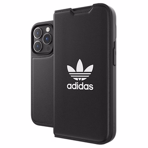 Adidas OR Booklet Ümbris BASIC iPhone 14 Pro 6.1" must/must valge 50182