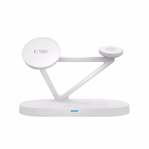 Tech-Protect QI15W-A41 3in1 Wireless Laadija koos MagSafe jaoks Apple Devices - valge