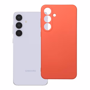SILICONE case jaoks SAMSUNG S25 FE peach