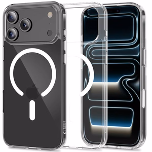 Tech-Protect Flexair Hybrid CC MagSafe Ümbris jaoks iPhone 17 Pro Max - Läbipaistev