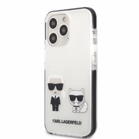 Karl Lagerfeld KLHCP13LTPEKCW iPhone 13 Pro / 13 6.1" hardcase valge/valge Karl&Choupette