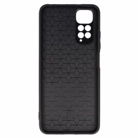 Tel Protect CARBON Ümbris jaoks Xiaomi Redmi Note 11 Pro/Note 11 Pro 5G Must with punane stripe