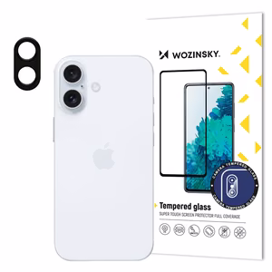 Wozinsky Full Camera Glass 9H Karastatud klaas jaoks the iPhone 16 Plus camera