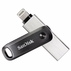 SanDisk 00183589 USB mälupulk 256 GB USB Type-A / Lightning 3.2 Gen 1 must, hõbedane