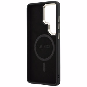 GUESS ümbris for SAMSUNG S26 Ultra GUHMS26LP4MSEGCK (4G Embossed Ring MagSafe) must