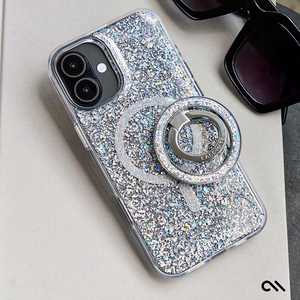 Case-Mate Twinkle MagSafe ümbris seadmele iPhone 16, Disco mustriga