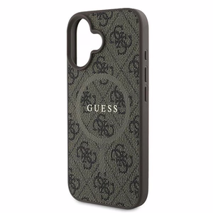 Guess 4G Ring Classic Logo MagSafe iPhone 16 Plus Ümbris - Brown