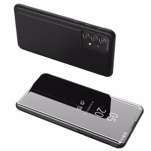 Clear View Case флип-чехол для Samsung Galaxy A73 чёрный