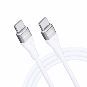 Wozinsky WSTCC2 USB-C / USB-C PD 65W kaabel 2 m - valge