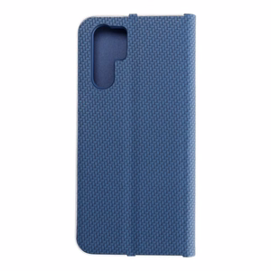Flip чехол для Huawei P30 PRO Luna Book Carbon синий