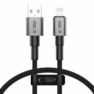 Tech-Protect Ultraboost DNA USB-A / Lightning kaabel 12W/2.4A 25 cm - hall