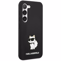 Karl Lagerfeld Silicone Choupette ümbris jaoks Samsung Galaxy S24 - must