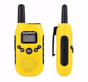 Baofeng BF-T6 Panda – käsiraadio, kollased, 2 tk komplekt