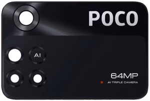 Xiaomi Poco M4 Pro 4G lens jaoks camera Must 64MP (only lens) ORG