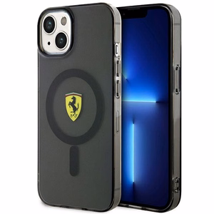 Ferrari FEHMP14SURKK iPhone 14 6.1" чёрный/чёрный hardcase Translucent Magsafe