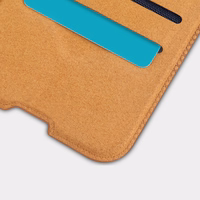 Nillkin Qin Case Case for Xiaomi Redmi Note 11 Pro+ (Hiina) / Redmi Note 11 Pro (Hiina) / Mi11i HyperCharge Camera Protector Holster Cover Flip Case Black