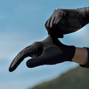 Rockbros cycling gloves spring/summer/autumn, full, size: XL - black