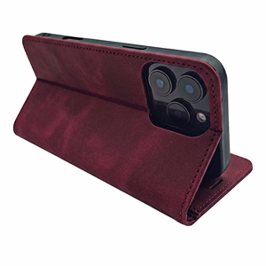 Smart Suede ümbris Honor 600 / Honor 600 Pro tumepunane