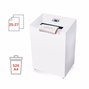 HSM Pure 530 – paberipurustaja, ribapurustusega, 5,8 mm, 80 l (2351111)