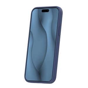 Silikoon Thin Mag ümbris for iPhone 12 / 12 Pro 6,1" tumesinine