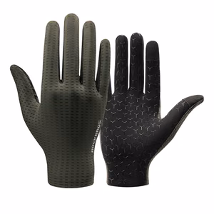 Rockbros Breathable Full Finger Cycling Gloves, Size: XXL - Green