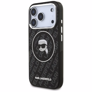 Karl Lagerfeld IML Karl Head Logo MagSafe Ümbris jaoks iPhone 17 Pro Max - Must