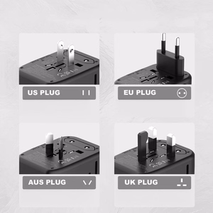 Tech-Protect TA200 EU / UK / US / AU adapter - must