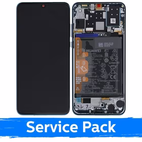 Huawei P30 Lite raamiga ühilduv LCD ekraan / Peacock Blue / (Service Pack) NEW EDITION